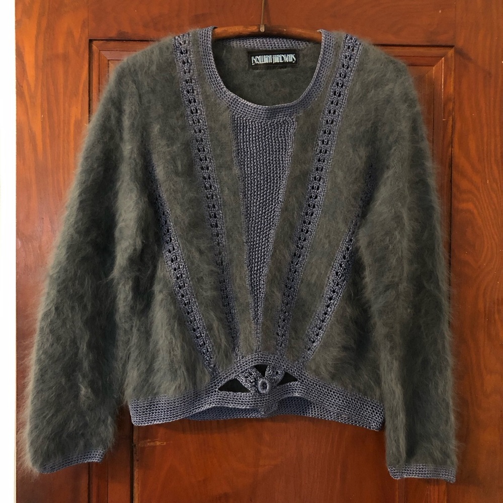 Vintage HandKnit Mohair-like Sweater